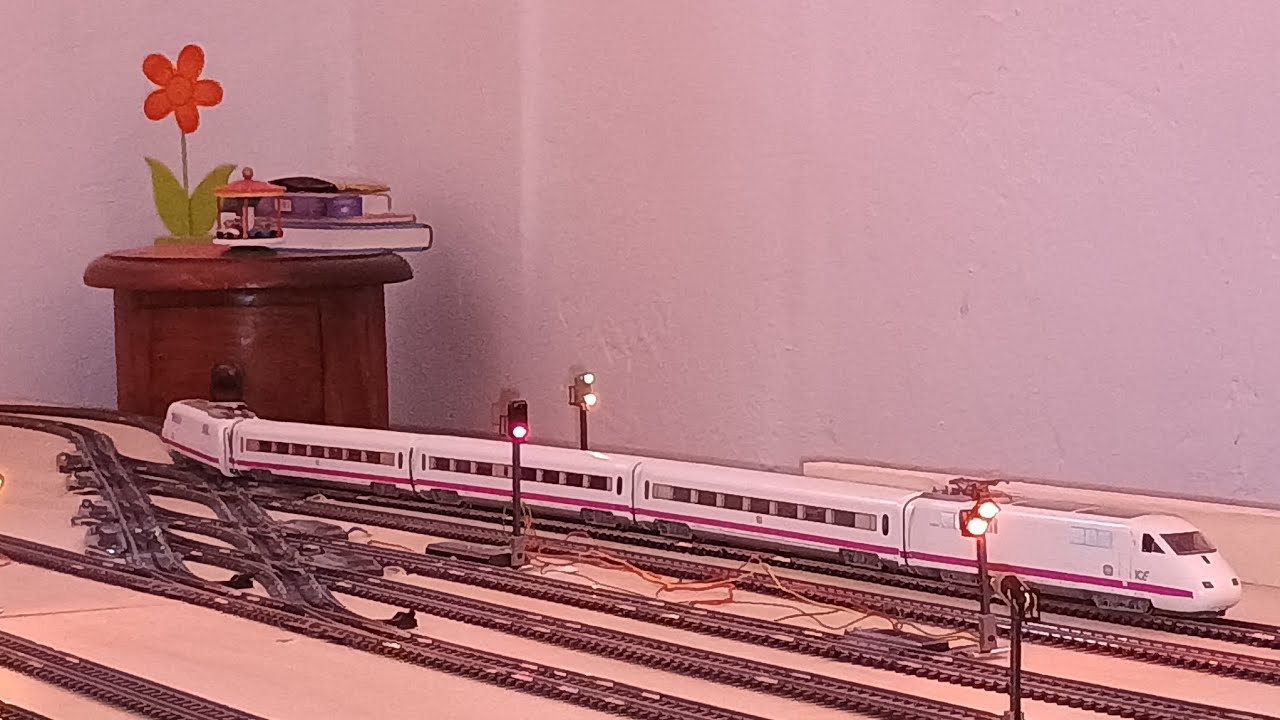 Zugbetrieb mit Märklin 3371 ICExperimental auf meiner Anlage