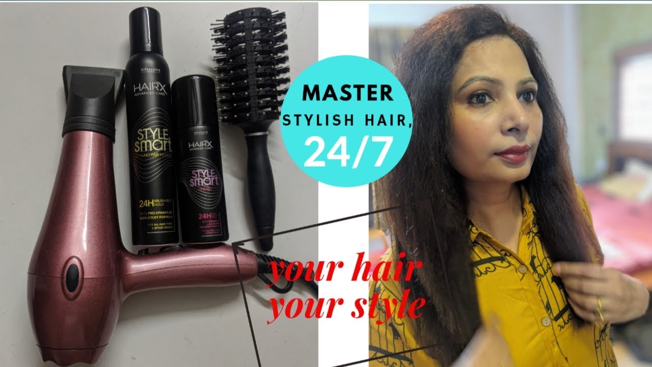 HairX Advanced Care Style Smart Styling Hair Mousse & Shine Spray || Oriflame || Varsha Mittal