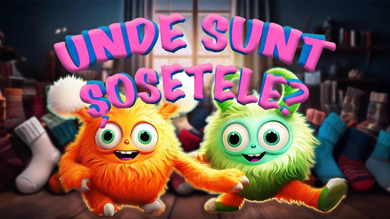 Monstruleții și Șosetele Pierdute - Poveste Pentru Copii/ Desene animate