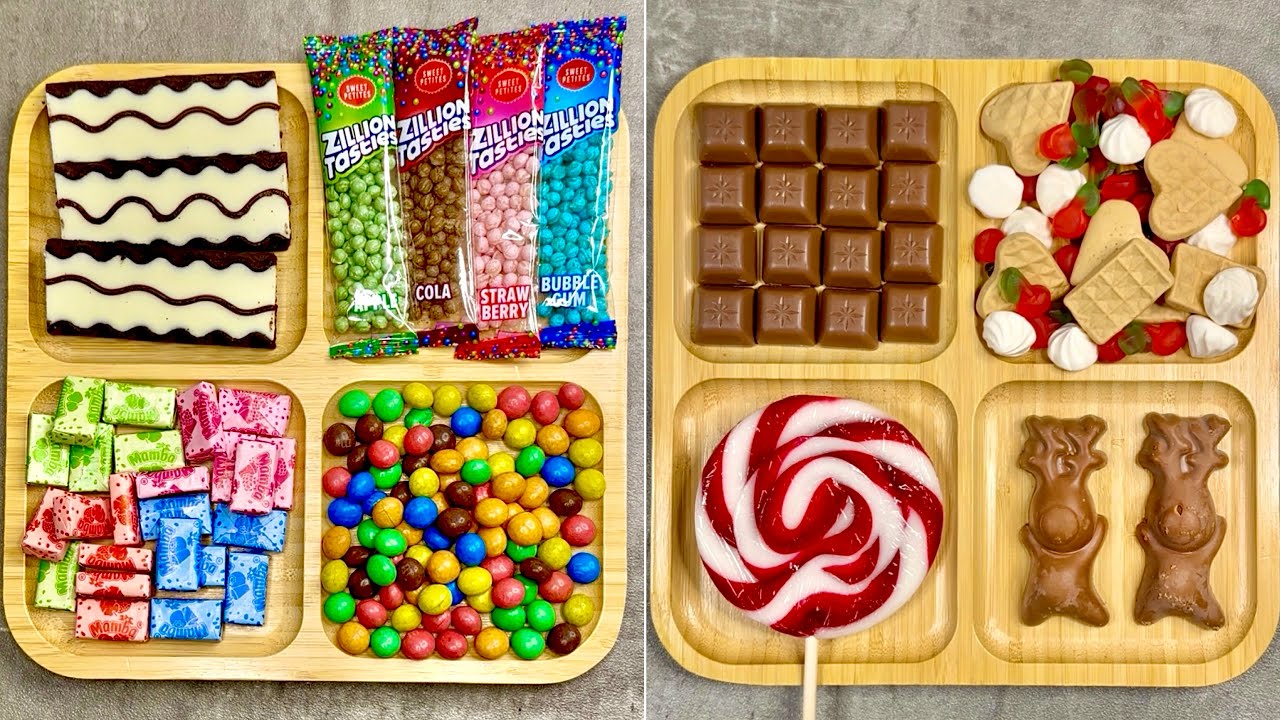 💖 Filling platter with sweets • satisfying ASMR 💖
