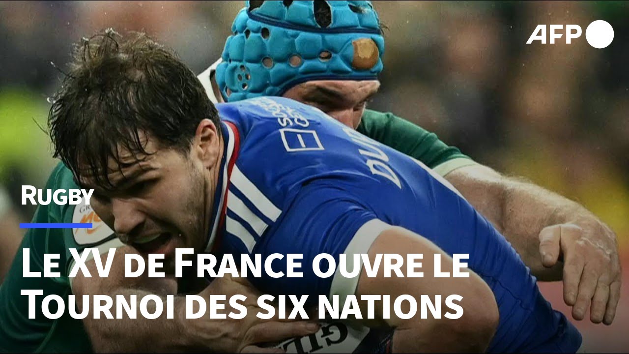 Rugby: le XV de France ouvre le Tournoi en corrigeant l'Irlande | AFP