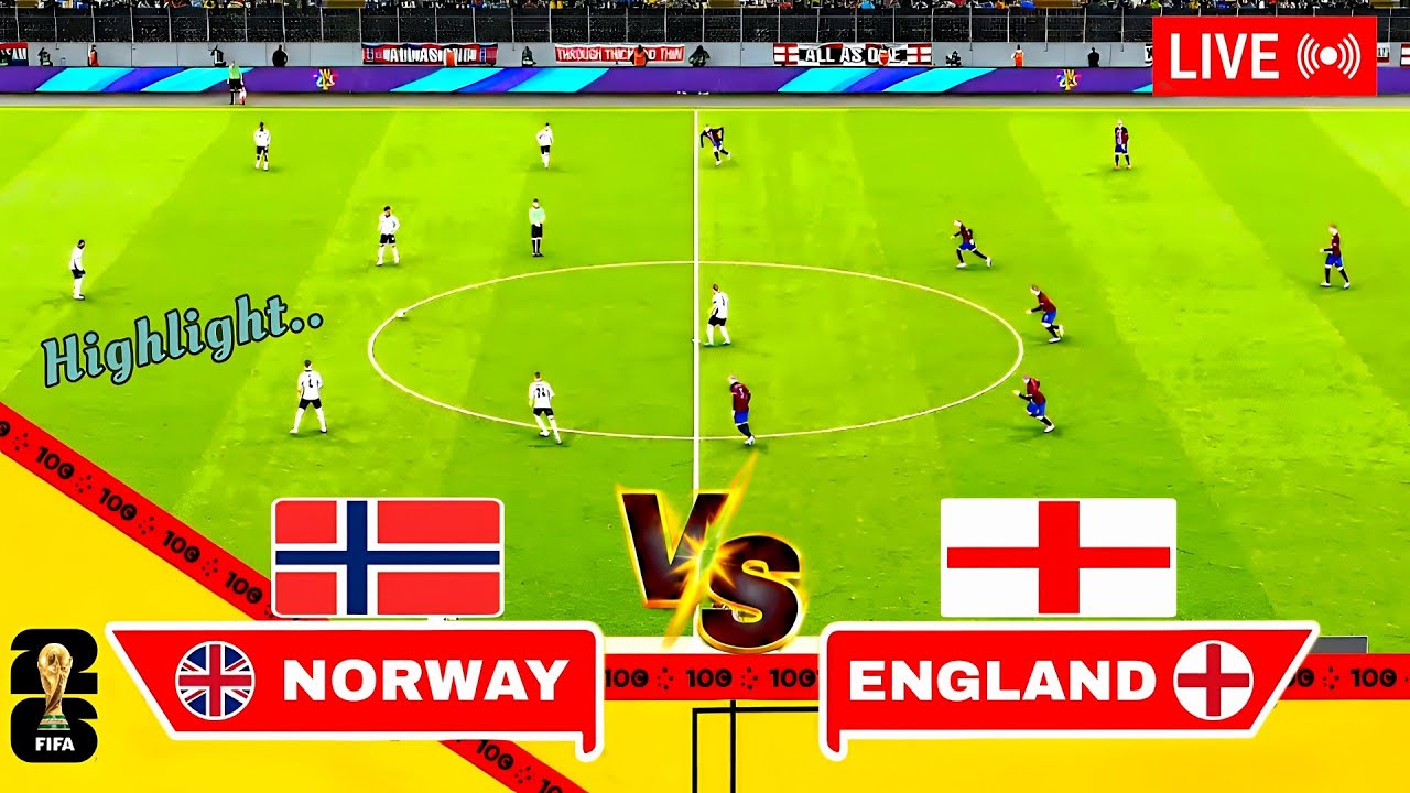 🔴 Norway vs England | Full Match | FIFA World Cup 2026 | Simulation Video Game