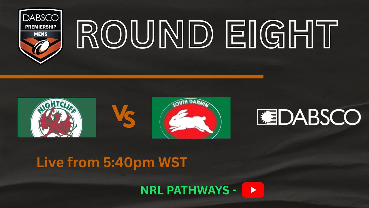 NRL NT DABSCO Men's Premiership Round 8 - Nightcliff Dragons v South Darwin Rabbitohs