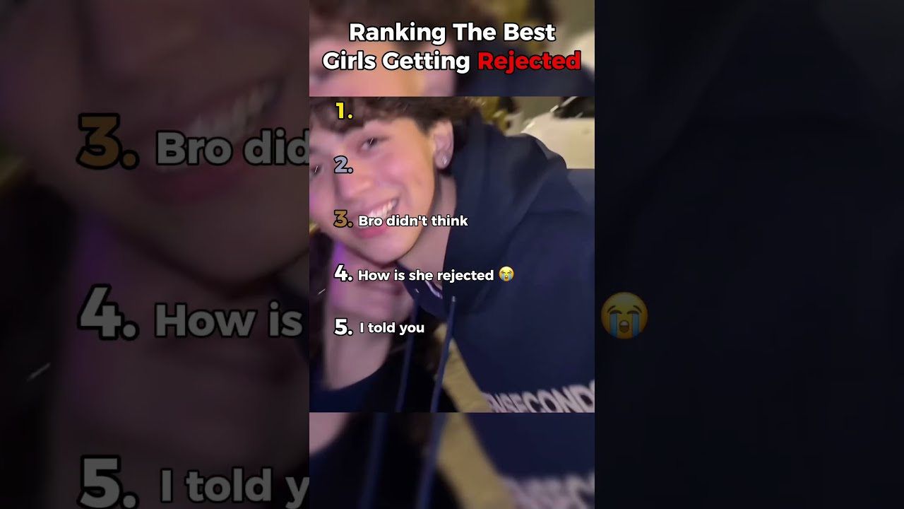 Ranking The Best Girls Getting Rejected