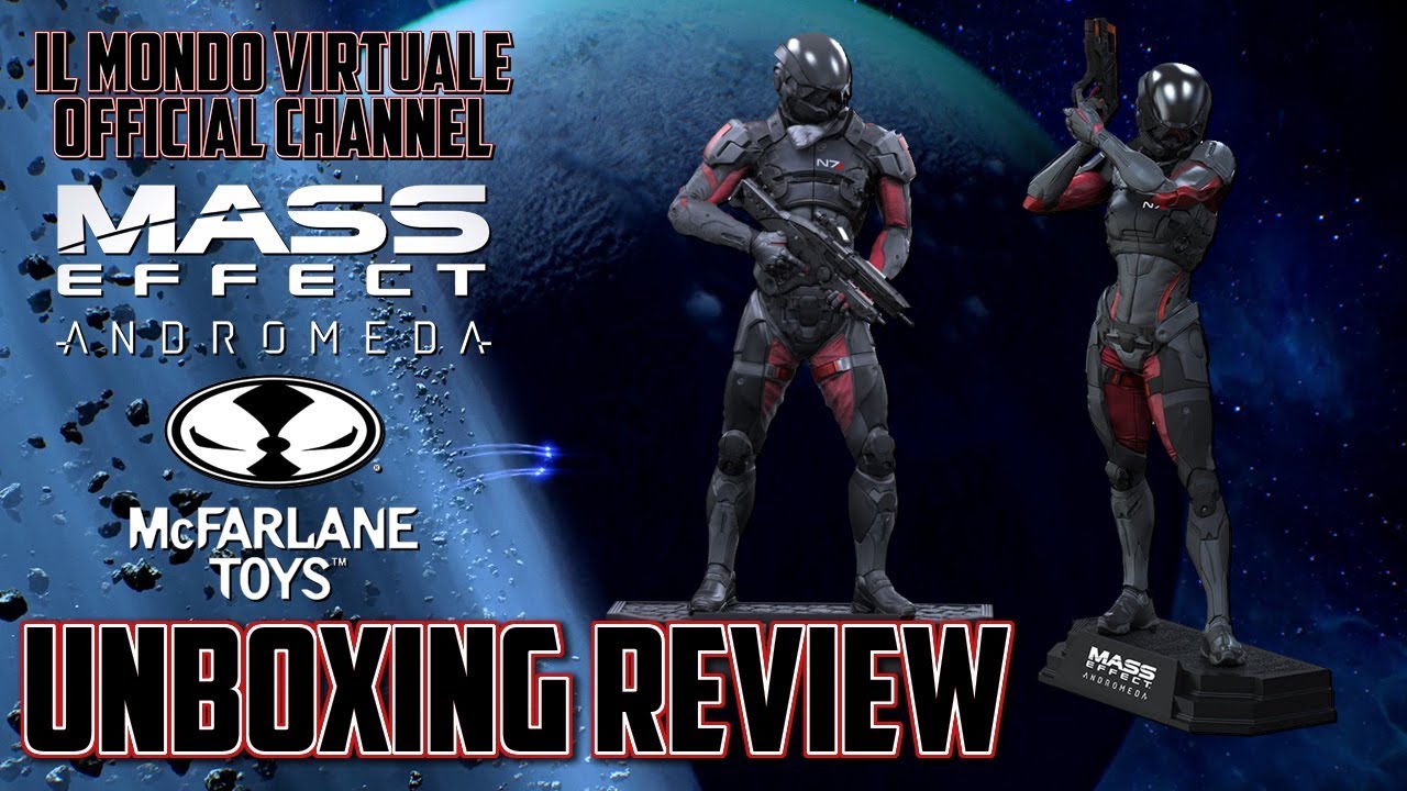 McFarlane Toys - Mass Effect Andromeda Color Tops Sara e Scott Ryder - Unboxing Review