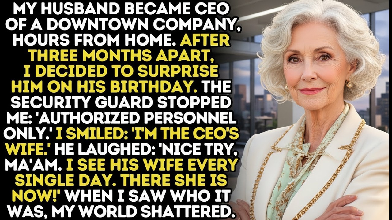 I decided to visit my Husband at his job as a CEO. At the entrance, there was a sign that said...
