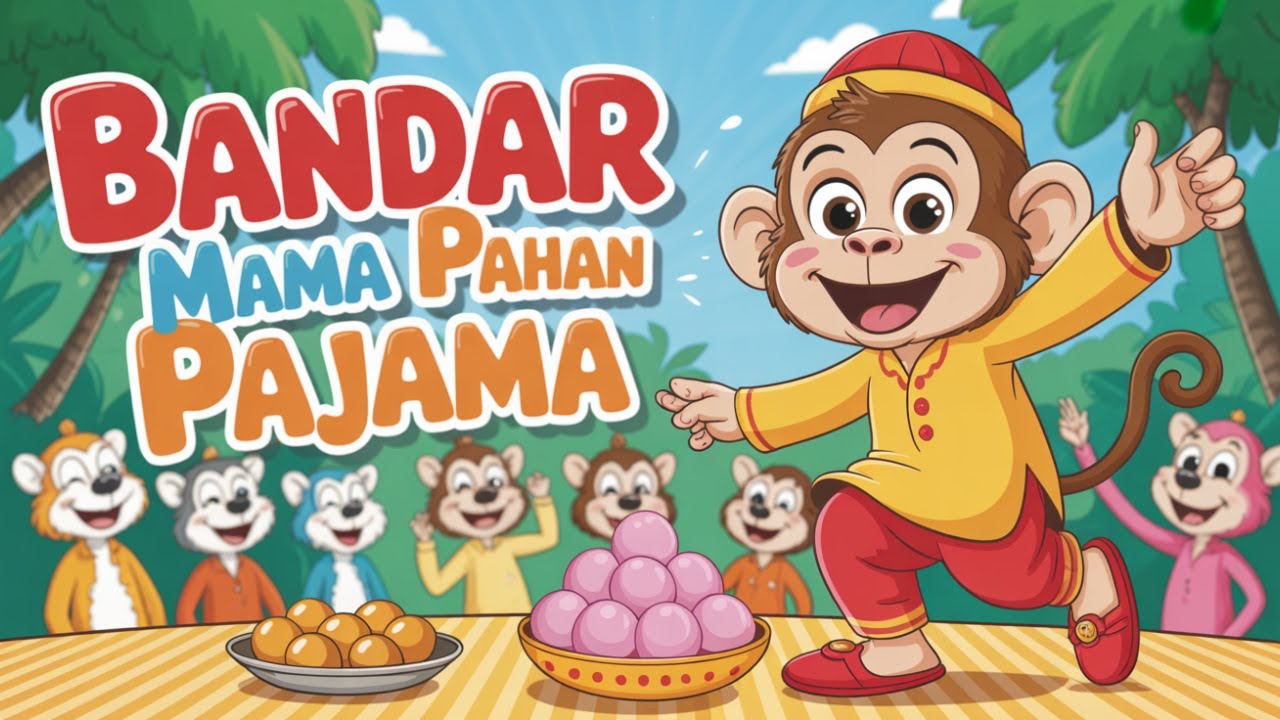 Bandar Mama Pahan Pajama | Greedy Monkey Story | Hindi Rhymes with Moral