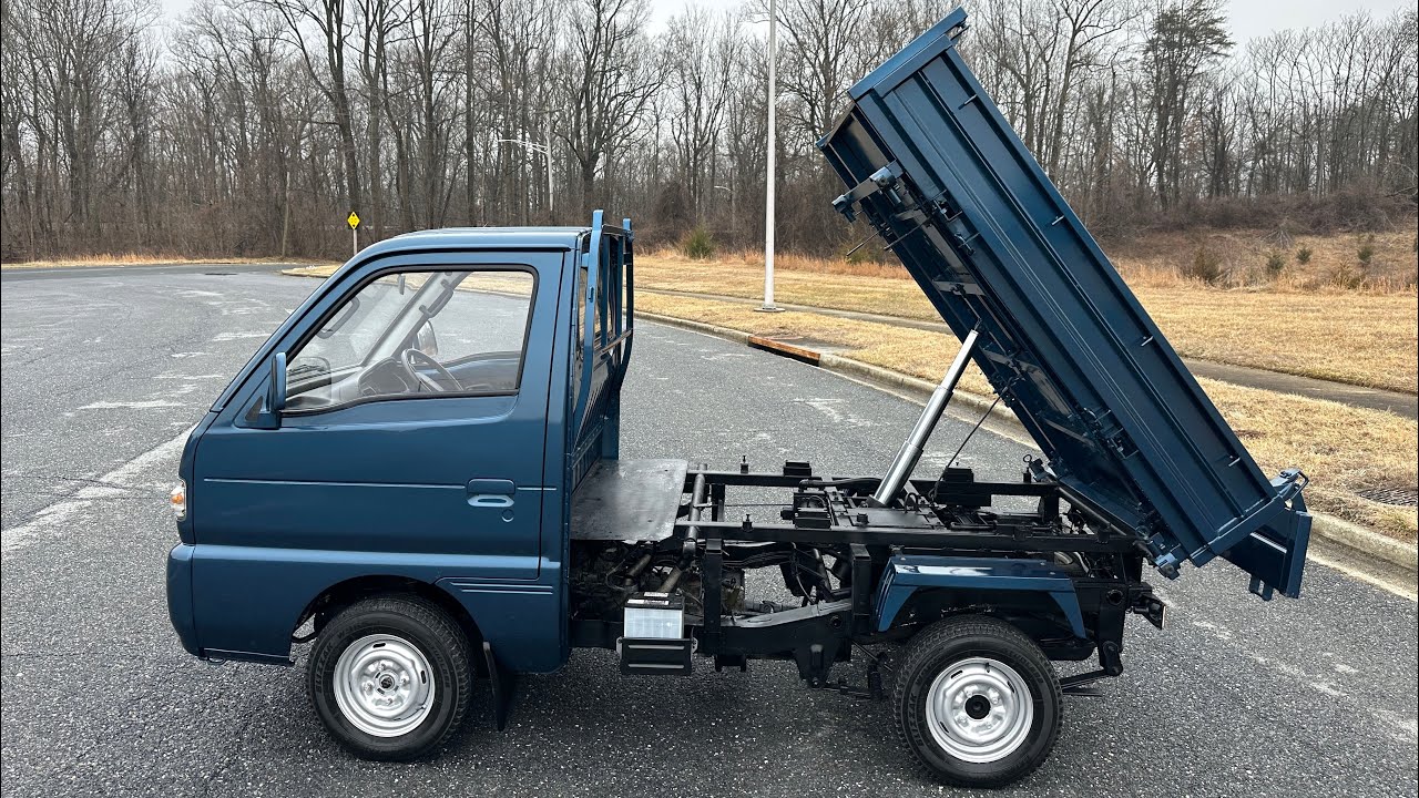 1992 SUZUKI CARRY V-DD51B&mdash;&mdash; 36,301 Miles - 3 WAY DUMP - 4WD - KEI TRUCK - JDM &mdash; ENGINE 
