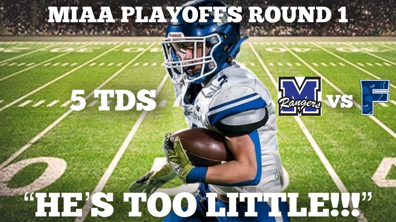 EASON SCORES 5 TDS IN 1 PLAYOFF GAME (Methuen vs Franklin)