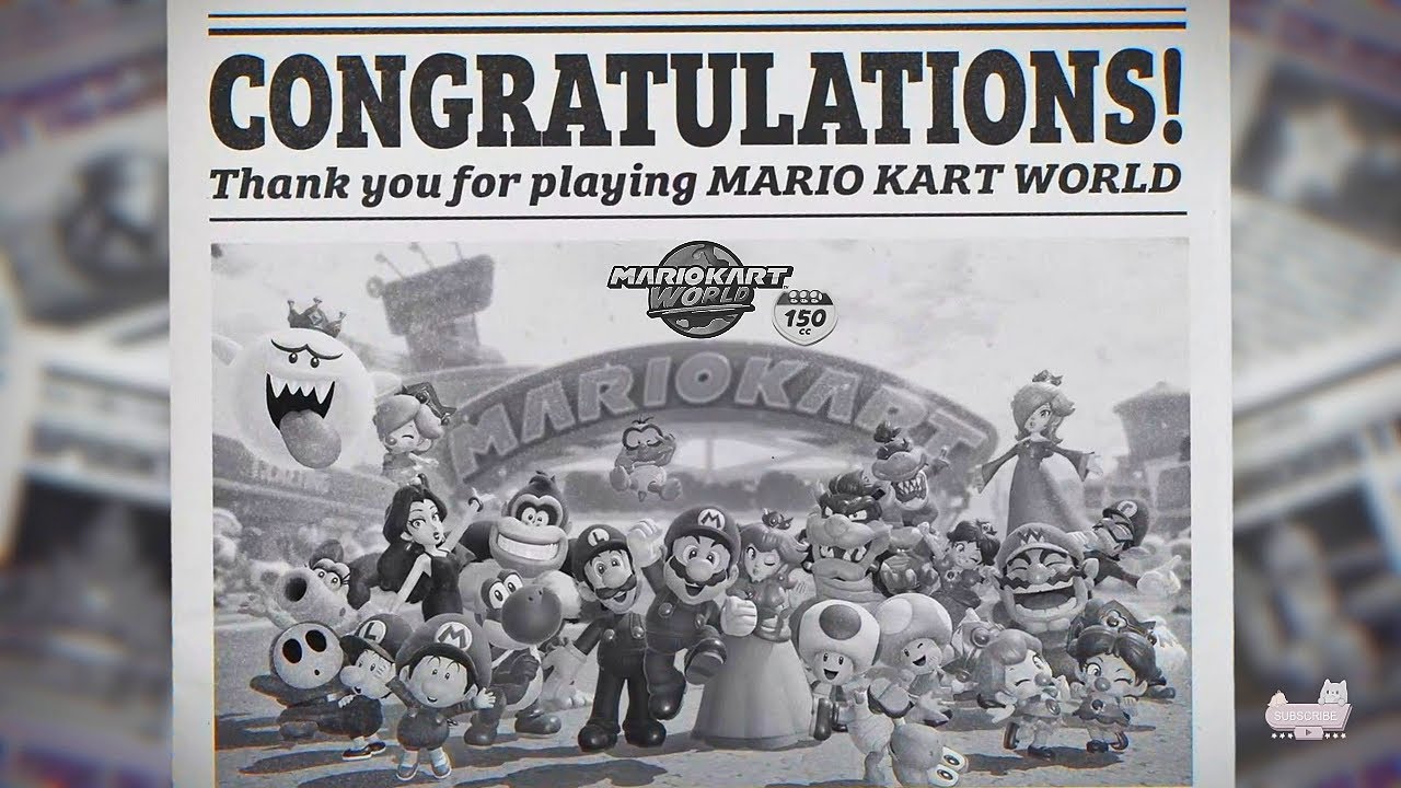 ALL Mario Kart World Circuits with 3-Stars | 150cc