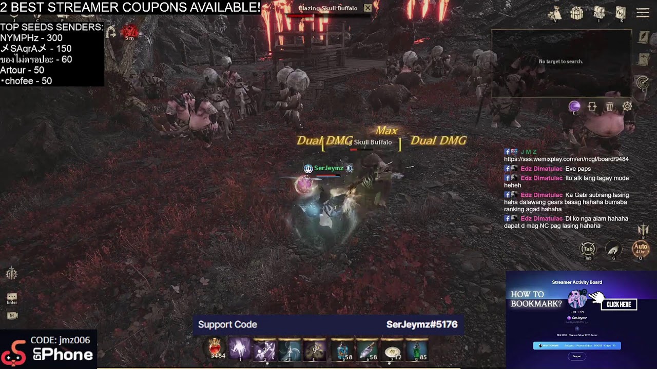 Night Crows - GVG tonight mga boss! Meron pa tayong 2 BEST STREAMER COUPONS send seeds na!