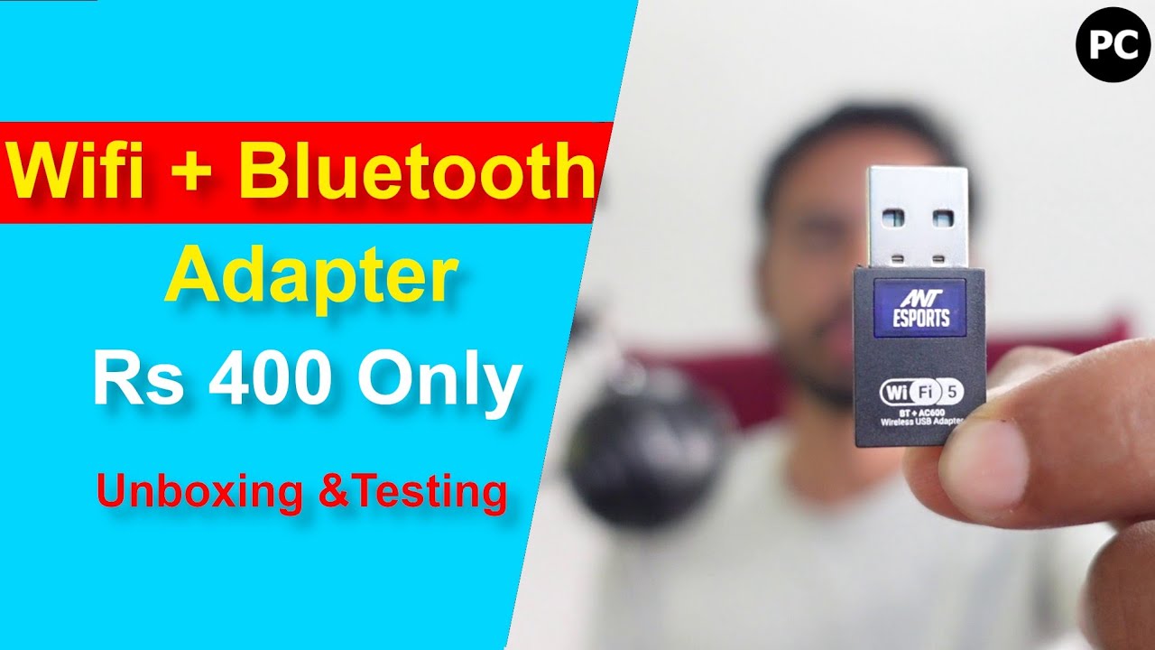 WiFi + Bluetooth Adapter | 2.4 GHz & 5 GHz Dual band Adapter | Ant Esports AE600B 600 Mbps | Dongle