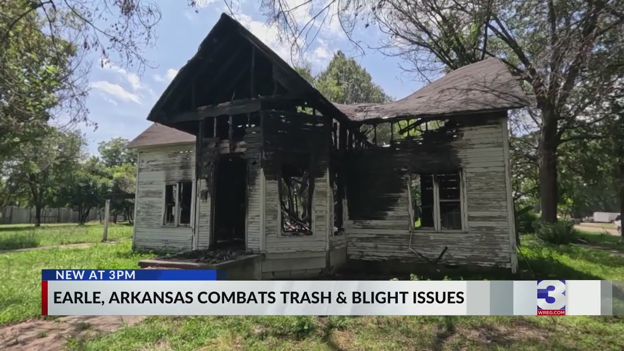 Earle, Arkansas combats trash and blight issues