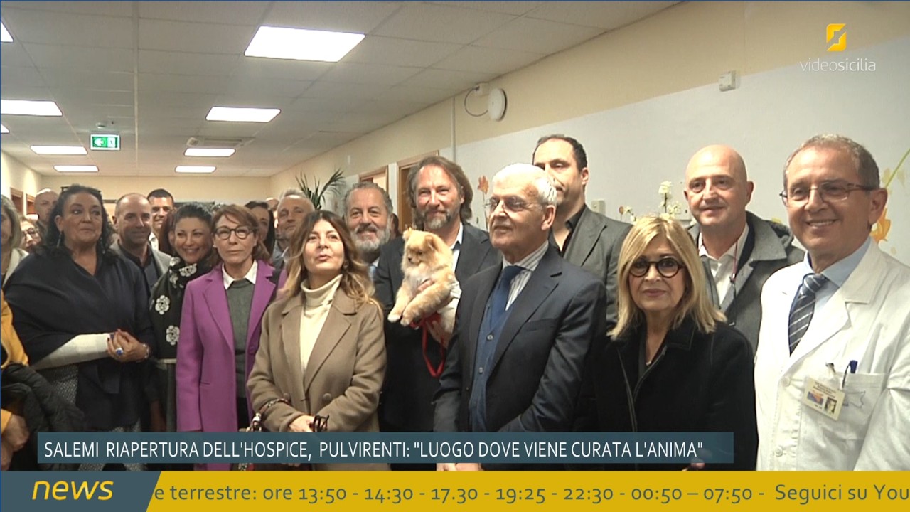 Salemi riapertura dell'Hospice, Pulvirenti: 