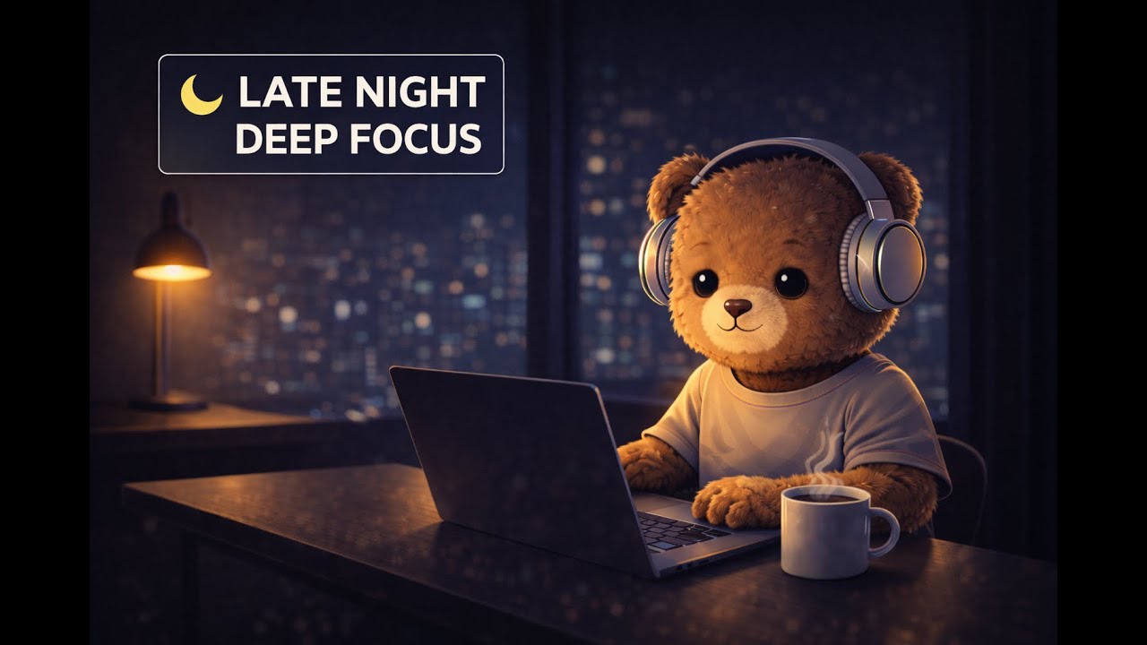 Sunny Chillhop 🌙 | Late Night Deep Focus LoFi Beats to Work & Study