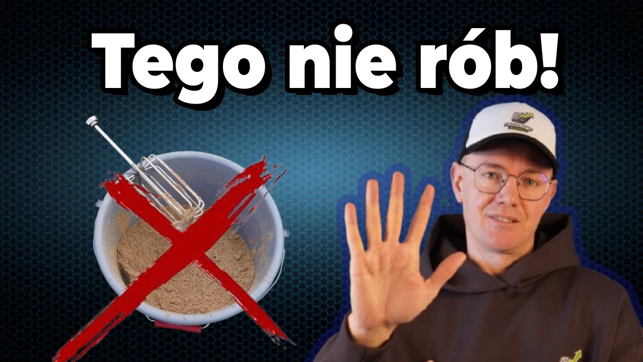 5 największych błędów podczas przygotowywania zanęty.