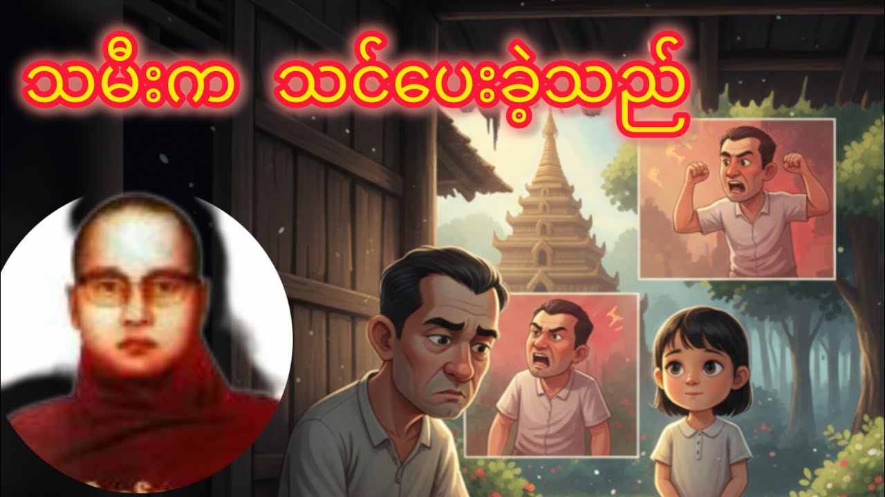 သမီးထက်ငယ်သောဖေဖေ 😢 ဘဝကို သမီးက သင်ပေးခဲ့သော တရားတော် ကြာနီကန်ဆရာတော်