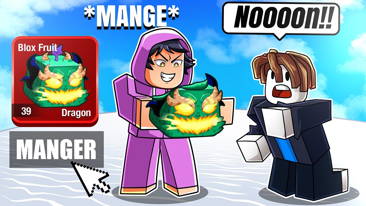 I ate Dragon in front of Scammers... (Blox Fruits)