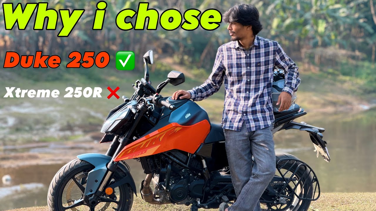 This is why I chose KTM Duke 250 over Xtreme 250R #ktm #duke250 