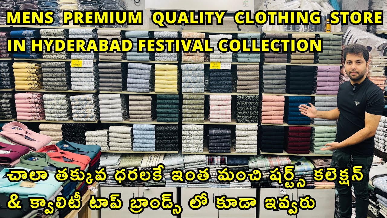 Best Quality & Premium Shirts Manufacturing Outlet Offers in Hyderabad /shirts / Jeans/ formal wear