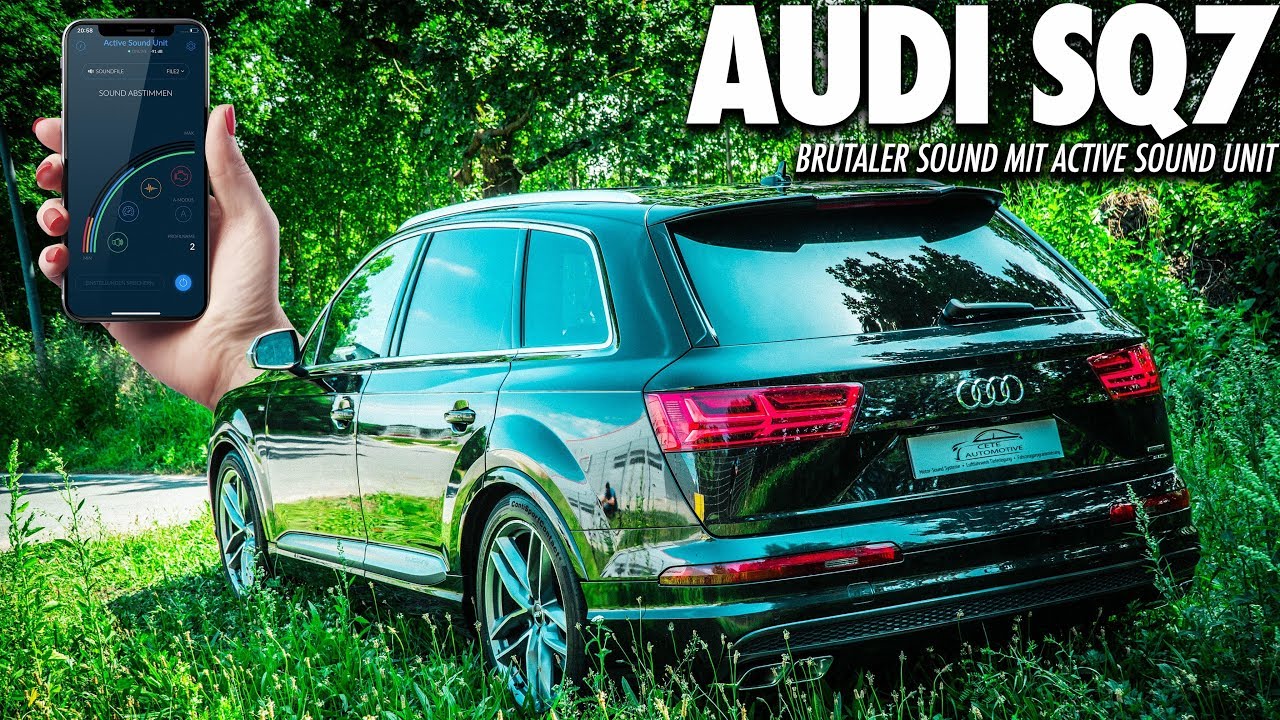 SOUNDMODUL MIT FEHLZÜNDUNGEN IM AUDI SQ7! (mit Mansory Felgen) Active Sound Generator