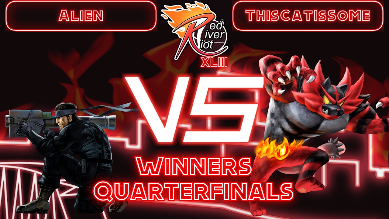 Red River Riot XLIII | Alien (Snake) vs ThisCatIsSoMe (Incineroar) - WQFs