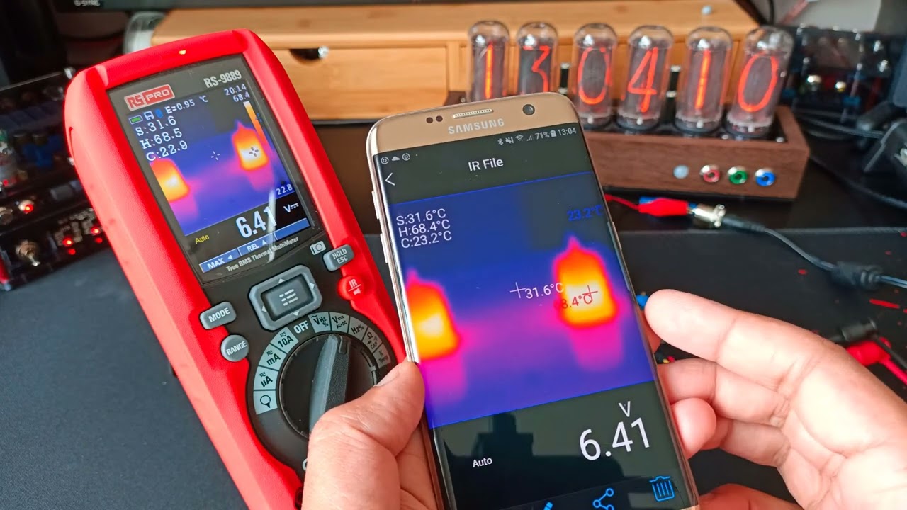 RS PRO RS-9889 / CEM DT-9889 Ручной цифровой тепловизор