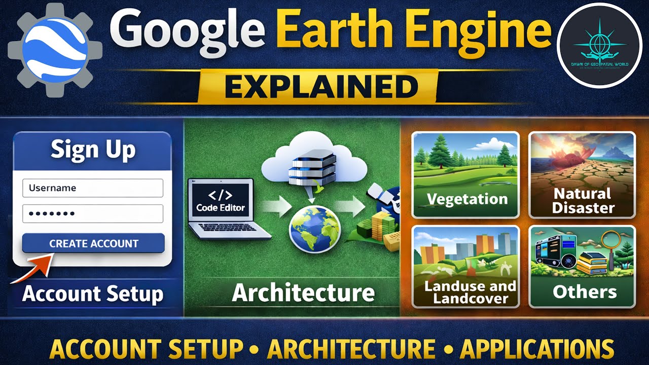 Google Earth Engine: объяснение принципов работы | Урок 1: Настройка учетной записи, архитектура ...