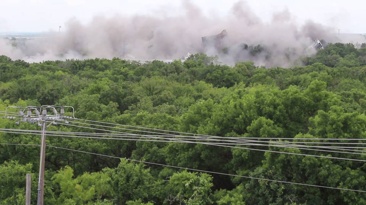 American Airlines HQ Building Implosion