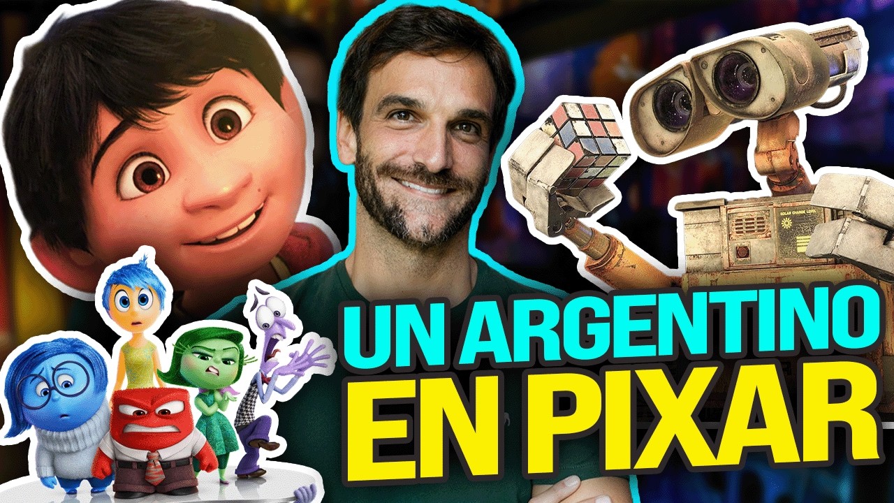 Gastón Ugarte: el argentino que llegó a Pixar y trabajó en películas Coco, Intensamente 2 y Wall-E