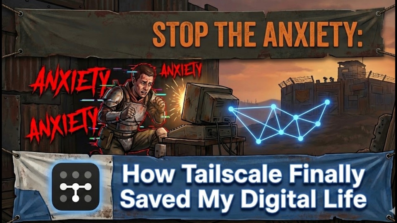 STOP THE ANXIETY: How Tailscale Finally Saved My Digital Life