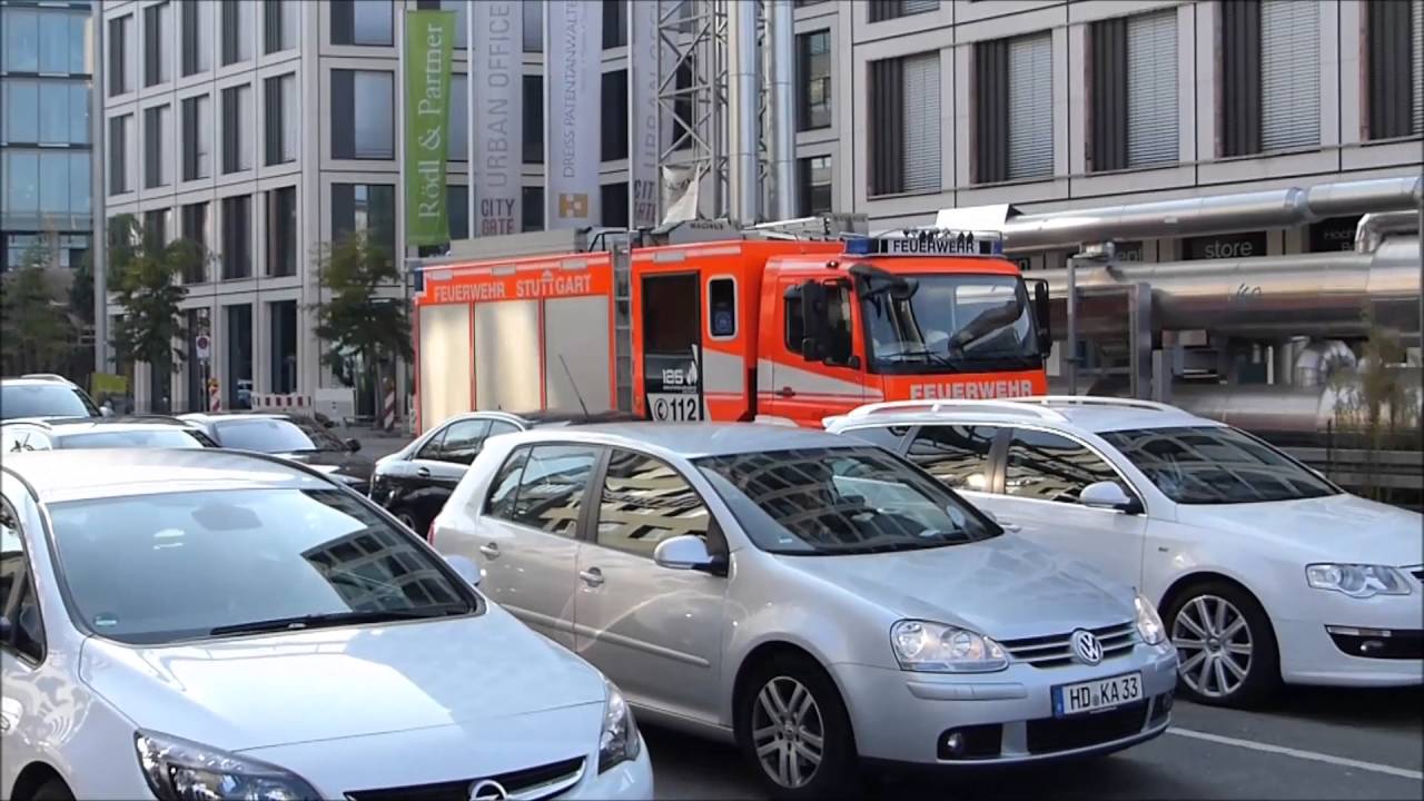 L&ouml;schzug FW2 + HLF-B FW1 BF Stuttgart