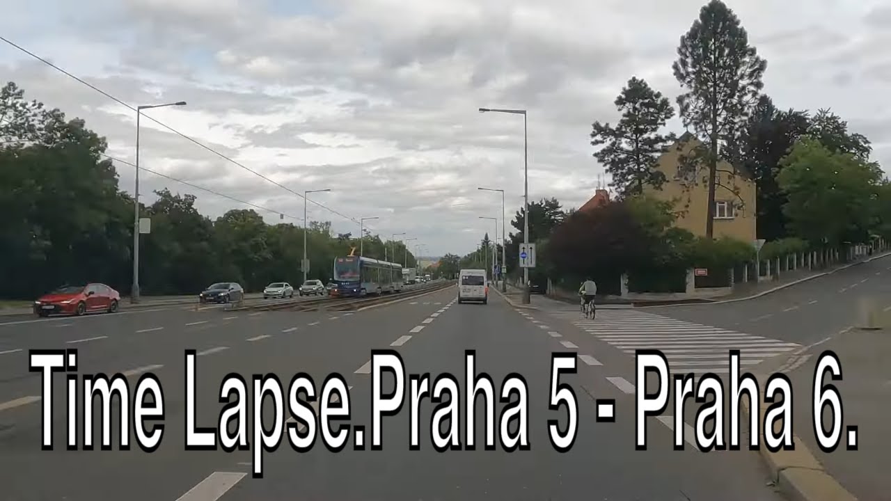 Time lapse.Praha 5 - Praha 6.