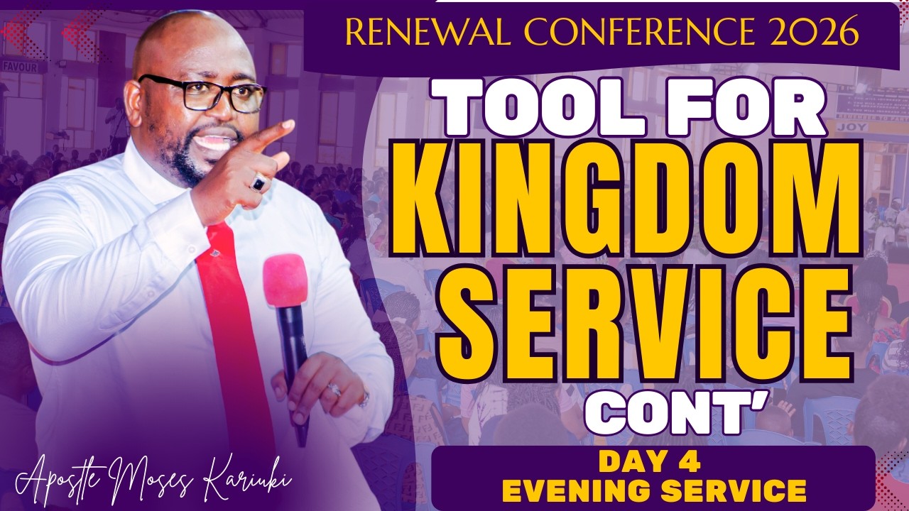 TOOLS FOR KINGDOM SERVICE CONT' || RENEWAL  2026 || || APTL MOSES ||DAY 4||EVENING SERVICE||4.3.26