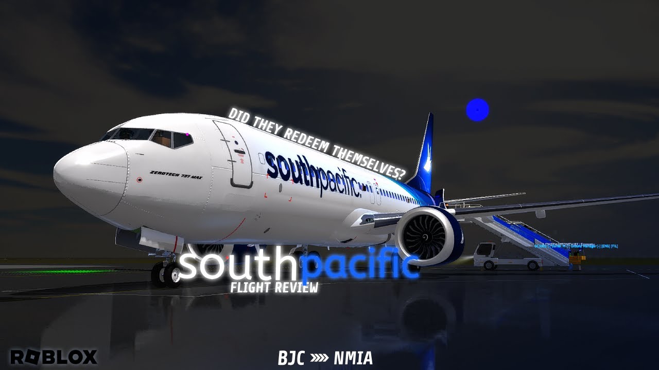 REDEMPTION FOR LAST FLIGHT? | South Pacific Airways | Boeing 737 MAX 9 | Economy | ROBLOX