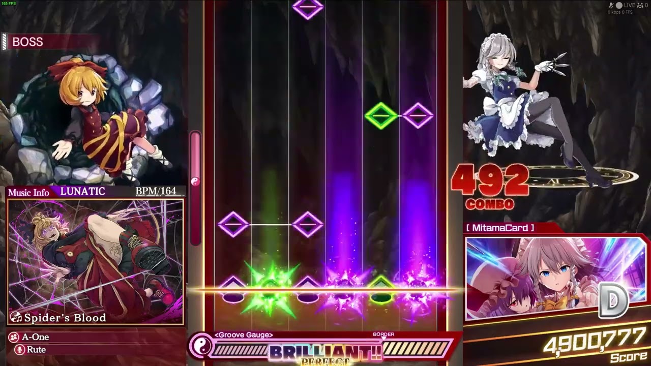 (Full Combo) A One - Spider's Blood [Touhou Danmaku KaguraPL]