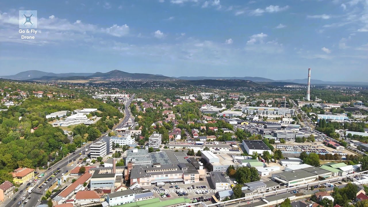 Budapest, Óbuda (Filatorigát) – drónfelvétel 2024.08.15. – Go & Fly Drone