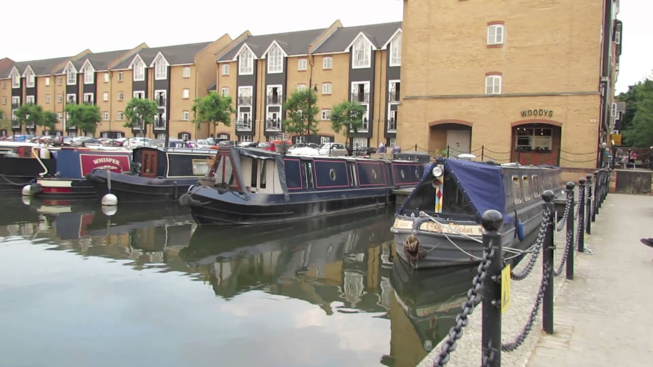 Barge Harbour by the  Grand Union Canal in Hemel Hempstead Hertfordshire