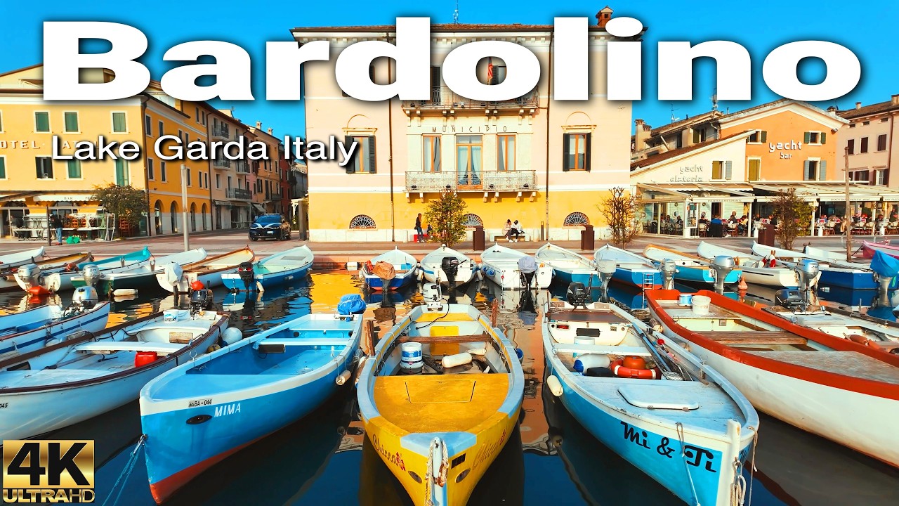 Bardolino Lake Garda Italy 🇮🇹 | What to Expect in March | 4K Walking Tour