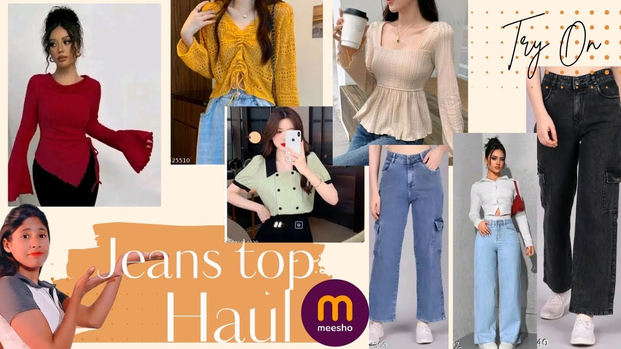 Meesho Jeans Top Try On Haul 😍 Stylish Tops Under Budget | Full Review |