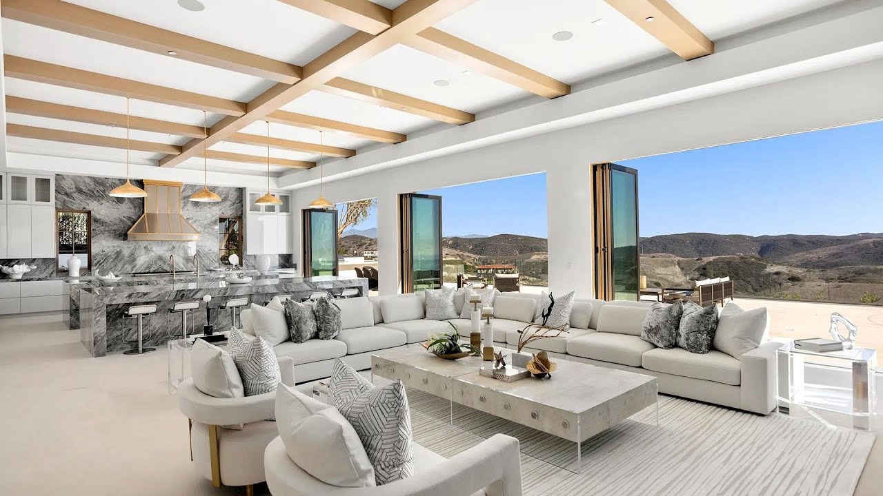 $35,000,000! Brand New Masterfully Designed Hilltop Villa in Newport Coast with endless ocean views