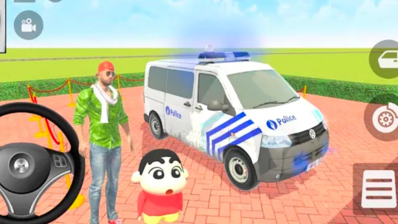 🚨💥 Franklin purchase new police van 🤩 lndian auto simulator 