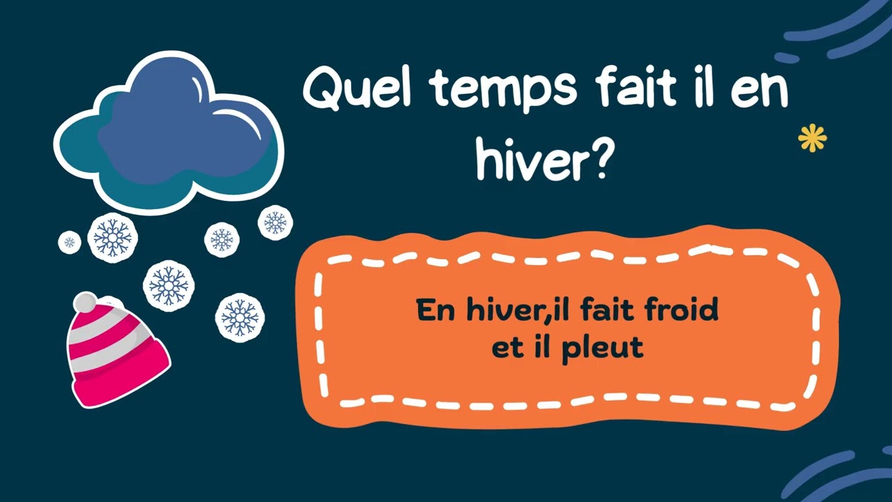Les saisons -Quel temps fait-il?