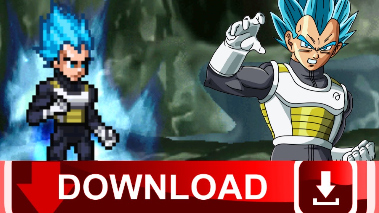 jus mugen chars Vegeta FNF SSJBlue download