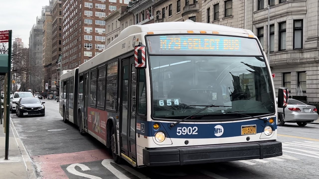 MTA: NovaBus LFSA [5448]/[5503]/[5505]/[5902], New Flyer XE60, XD60 [4955]/[6228] M79 SBS's