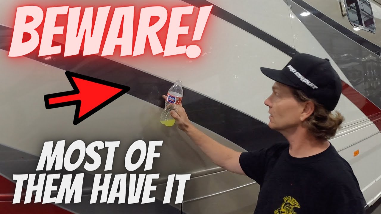 THIS WILL DE-VALUE A USED RV, PAINT CHECKING EXPLAINED.
