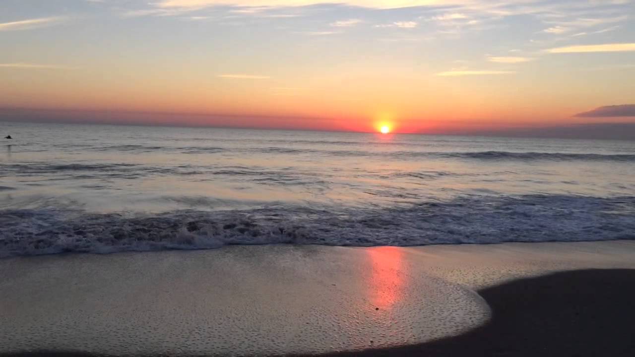 East coast ocean sunrise