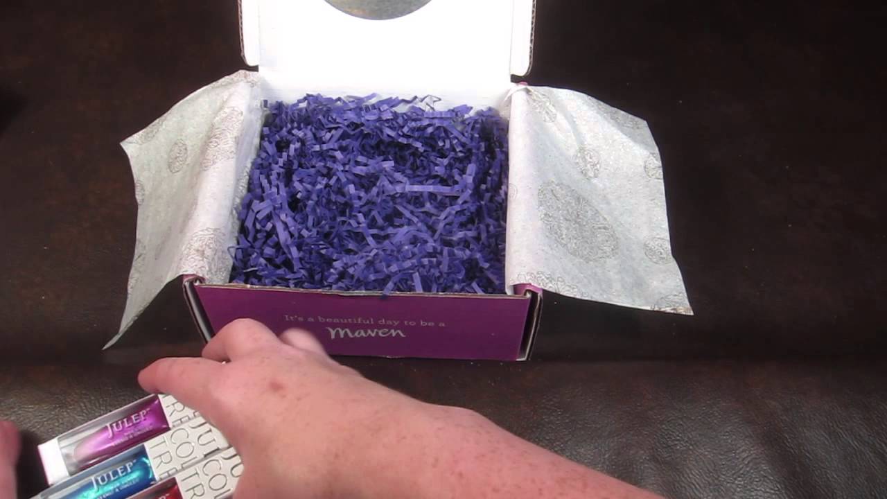 Juliep Maven August 2014 - Wanderlust - Free Box - Nail Polish Subscription Box