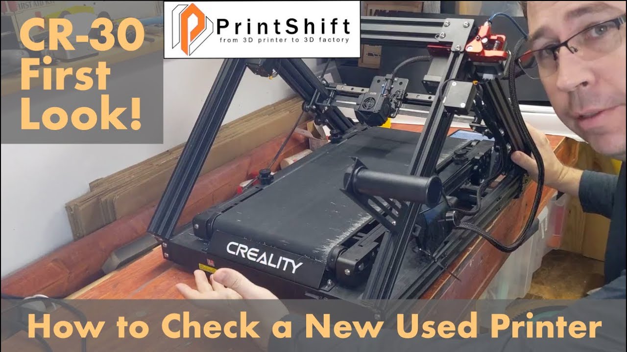 CR-30 First Look!  Or, Examining a New Used Printer
