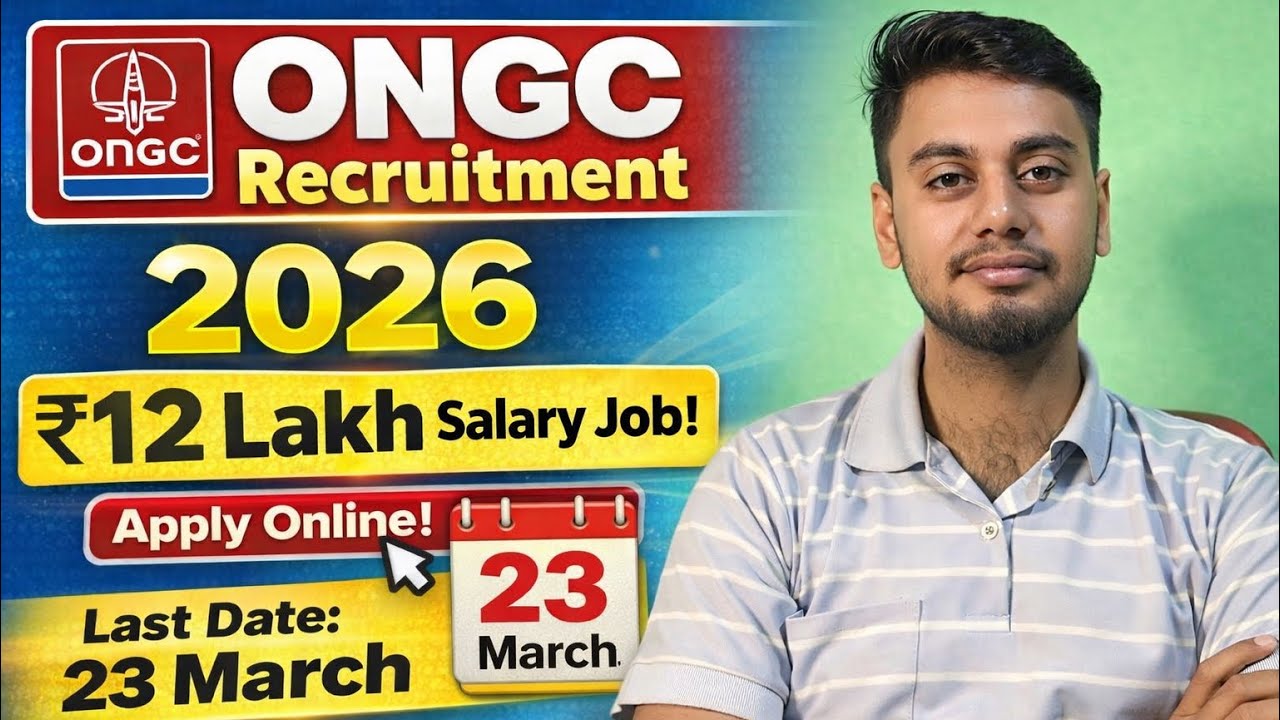 ONGC Recruitment 2026 💰₹12 Lakh Salary Job | ONGC ATI Goa Notification ✅ Accommodation & Medical 🔥